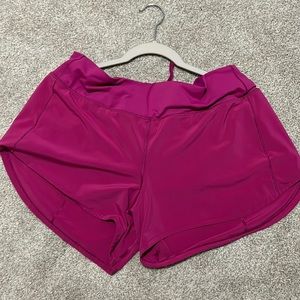 Speed up mid rise 4” lululemon shorts